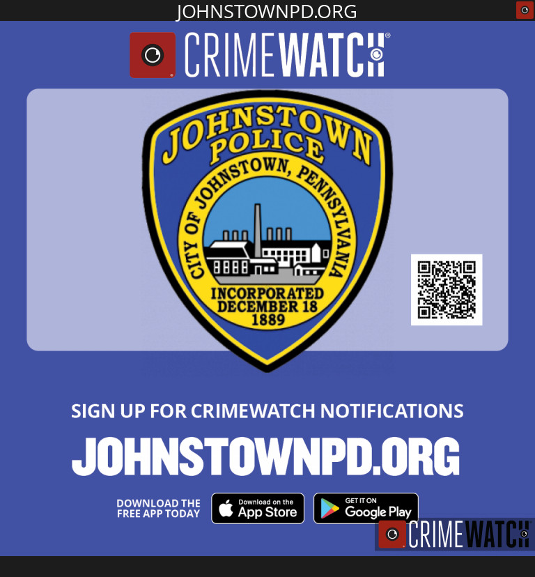 Johnstown PD crime watch QR code